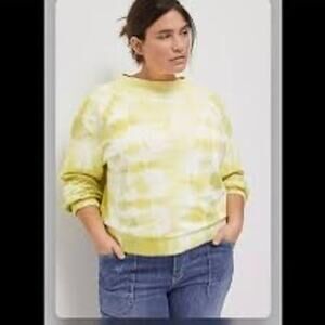 Anthropologie Pilcro Yellow Tie Dye Elayna Sweater Size Small